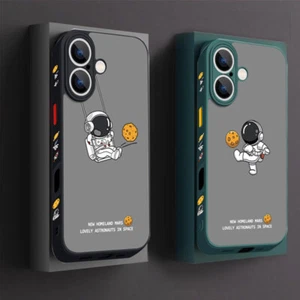 For iPhone 15 14 Pro Max 13 12 11 ShockProof Astronaut Matte Hybrid Case Cover - Picture 1 of 20