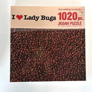 Hoyle Jigsaw Puzzle “I Love Lady Bugs” New Sealed 1020 Piece Vintage 1984 - Picture 1 of 4