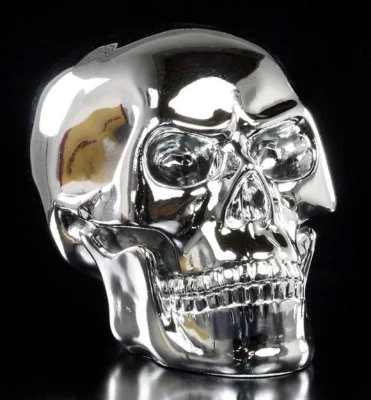 Wütender Teschio Cromato - Teschio Cromo Figura Teschio - Immagine 1 di 3