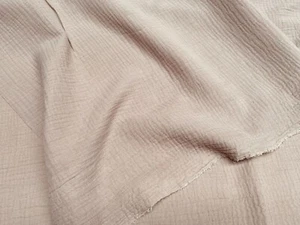 Double Gauze Cotton Muslin Fabric Soft Summer Baby Cloth - 140cm Wide - Picture 1 of 63