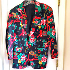 Moschino Blazer Vintage Holiday Party Christmas Floral New Years Eve Wedding