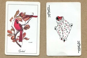 Artist W.D. Gaither CARDINAL BIRDS JOKER SWAP PLAYING CARD - Picture 1 of 2