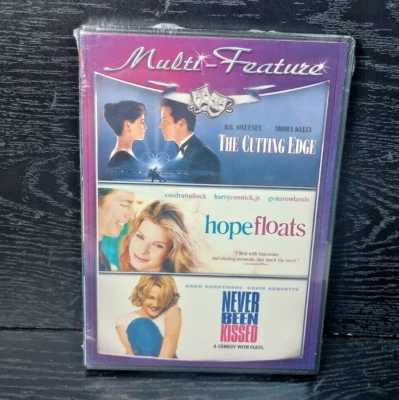 NEW Romance Triple Feature The Cutting Edge Hope Floats Never Been Kissed SEALED - Image 1 of 4