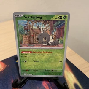 Scatterbug - 008/198 Scarlet & Violet Reverse Holo Common Pokemon - NM/MINT - Picture 1 of 2