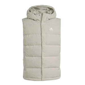 adidas Helionic Hooded Down Vest Men's Sports Sleeveless Jacket AisaFit IX8857 - Picture 1 of 7