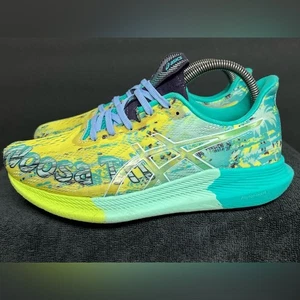 Asics Noosa Tri 14 Saftey Yellow Midnight 1012B208-751 Running Shoes Womens Sz 8 - Picture 1 of 9