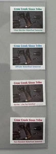 1995 Crow Creek Sioux Tribe Reservation Gaming Stamps Waterfowl - CC# 91-94 - Picture 1 of 2
