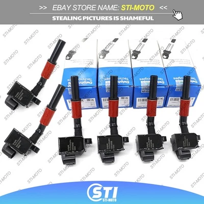 6x DELPHI Ignition Coil 2769060160 For Mercedes-Benz C216 E350 W204 ML350 - Image 1 of 4