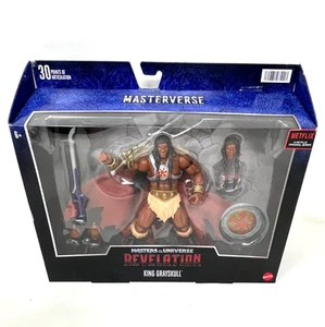 Masters Of The Universe Masterverse Revelation King Grayskull Deluxe Figure New - Picture 1 of 4