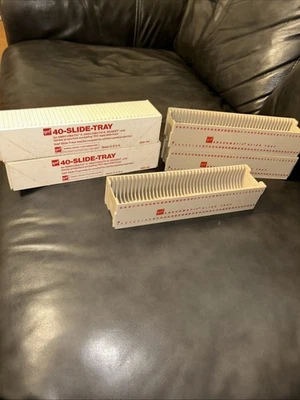 GAF Slide Trays - Lot Of  5- Each Holds 40 2x2 Slides - Image 1 of 3