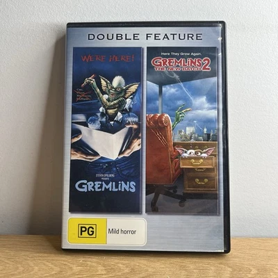 Gremlins 1 + 2 | Double Set (DVD, 1984)[VGC], Region 4, Rare OOP Near Mint Disc - image 1 of 4