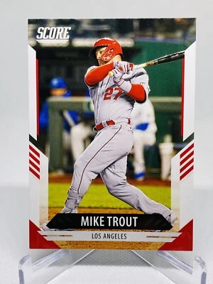 2021 Panini Chronicles #9 Mike Trout Los Angeles Score - Image 1 of 2