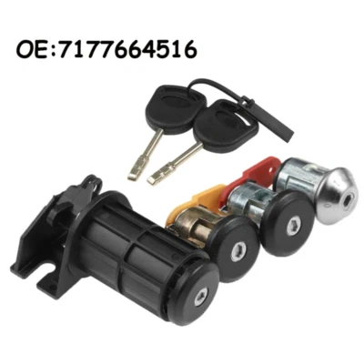 Car Door Lock Full Set With 2 Keys For Ford Ka Escort Courier 7177664516 1038096 - Image 1 of 4