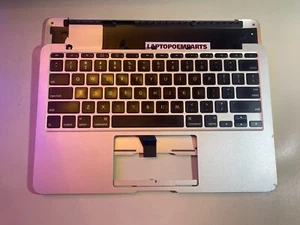 MACBOOK AIR 11" A1370 MID-2010 OEM PALMREST KEYBOARD W/ COVER, 069-6265-B - Picture 1 of 4