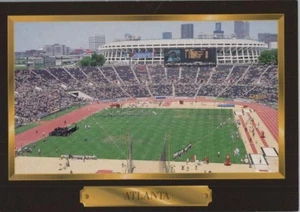 Greetings from Atlanta Georgia Football GameContinental Chrome Postcard - Picture 1 of 2