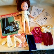 Fisher Price My Friend Doll, Clothing(new and used) and 2 Unused Patterns