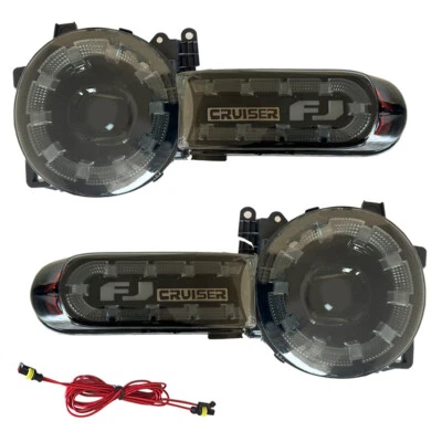 For 2007-2014 Toyota FJ Cruiser LED Headlights DRL Projector Sequential Headlamp - Image 1 of 4