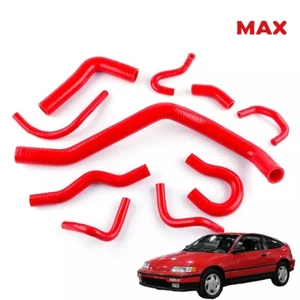 Manguera de refrigerante de silicona para Honda Civic EC/ED/EE/EF CR-X DX Si D15 D16 88 89 90 91 - Imagen 1 de 7