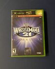 WWE WrestleMania 21 (Microsoft Xbox, 2005) OG Xbox Tested Working Complete