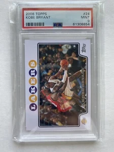 Kobe Bryant, 2008-09 Topps, #24, PSA 9 - Picture 1 of 2