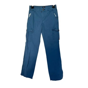 Gap Kids Slim Straight Fit Blue Cargo Pants Size 14 - Picture 1 of 3