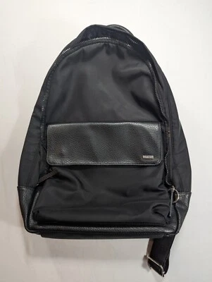 Calvin Klein Backpack Unisex Medium / Large Black Leather & Nylon - Image 1 of 4
