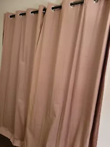 Curtains from Ballard - 54"x84" - Beige, lined, good condition-6 Panels - Picture 1 of 6