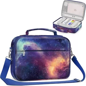 Large Bible Cover w/Shoulder Strap, Carrying Book Case Church Bag Bible-Galaxy - Picture 1 of 7