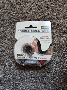 Scotch Removable Double-Sided Tape 1 Roll 0.5" x 300" - Picture 1 of 1