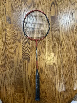 Винтажная ракетка для бадминтона Donnay красная черная - Изображение 1 из 4