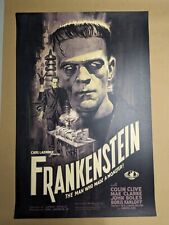 Frankenstein  Paul Mann Variant Movie Poster Universal Monsters