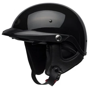 Bell Pit Boss Helmet Black XS/SM Half Street Motorcycle Harley Indian - Picture 1 of 3