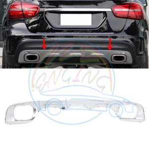 🆗 Chrome Rear Bumper Molding Trim For Mercedes W156 GLA250 4MATIC Sport 17-20 - Picture 1 of 11