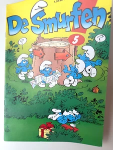 De Smurfen Comic April 1991 Number 5 Dutch Language Rare Vintage Example - Foto 1 di 5