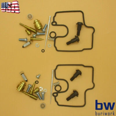 2pcs Carburetor Gaskets Jets Rebuild Repair Kit For SUZUKI SV650 SV650S SV 99-02 - Image 1 of 4