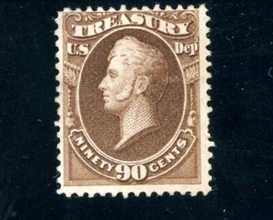 Scott O82 OG MHR FVF US 1873 Official SCV $475 - Picture 1 of 2