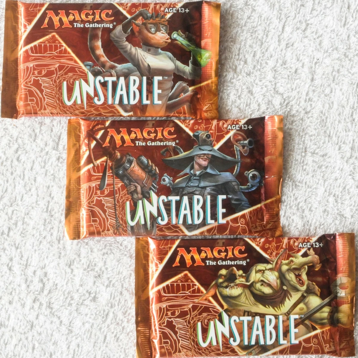 Magic: The Gathering Unstable Sealed Collectible Card Game Packs