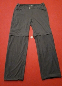 Columbia Omni Shield Convertible Pants Women’s Size 12 Short Black - Picture 1 of 15