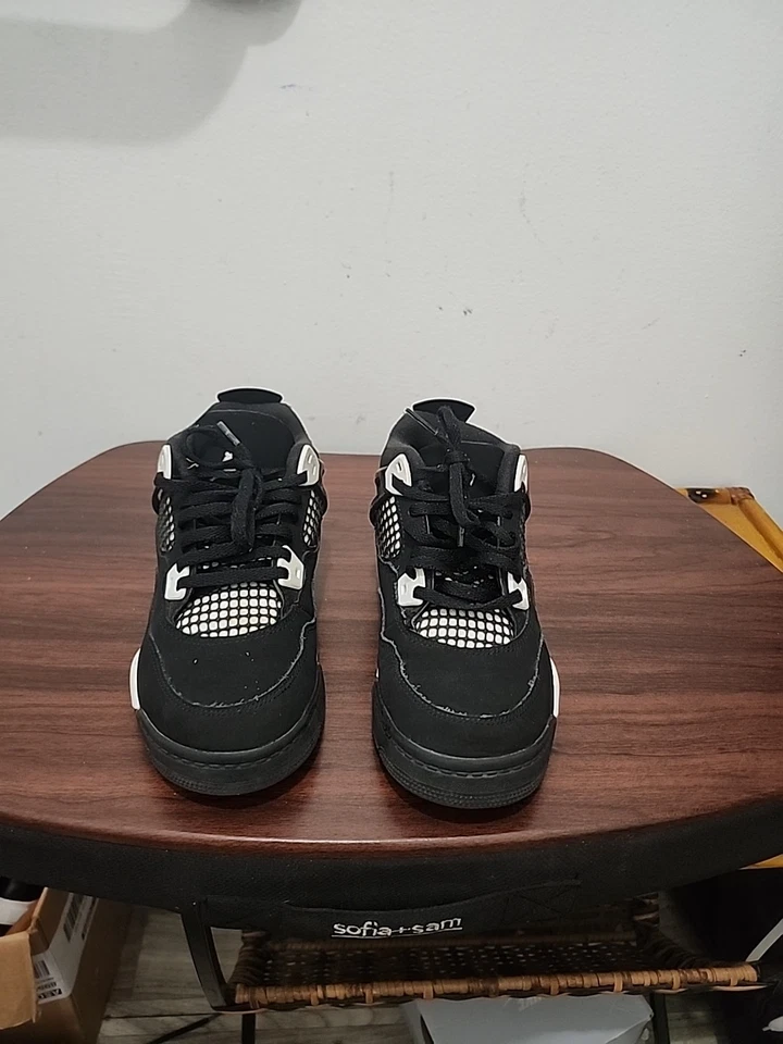 Nuevas Nike Air Jordan 4 Retro (PS) “White Thunder” Tallas Preescolares #FV4537-001 3Y Foto 1 de 4