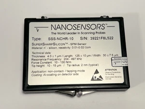 NANOSENSORS Atomic Force Microscopy AFM Probes SSS-NCHR-10 , 7 Probes total - Picture 1 of 5