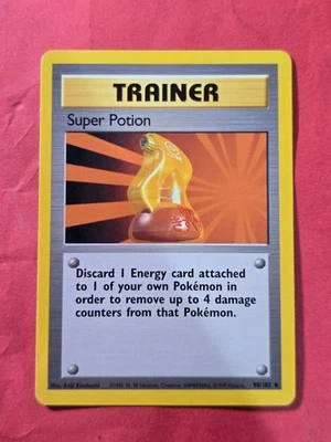 1999 Pokemon Base Unlimited #90 Super Potion, UC, NF/H, cd4 - Image 1 of 3