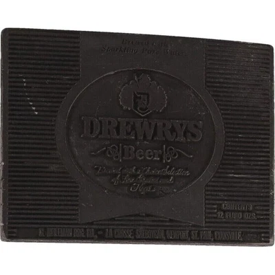 Hebilla de cinturón vintage Drewrys Beer Ale Indiana Manitoba Illinois Brewing Co años 70 Foto 1 de 4