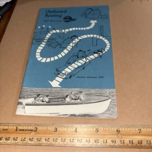 Vintage 1959 Außenborder Bootsmagazin: Chicago National Boat Show Motors Boote - Bild 1 von 6