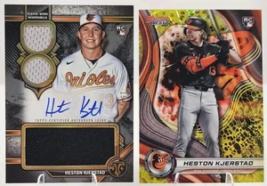 Parche dorado automático Heston Kjerstad 2024 Topps triple hilo/25 + amarillo/75 👀 🔥 - Imagen 1 de 9