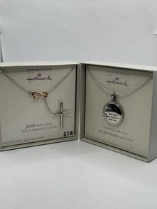 Hallmark Two Boxes New Jewelry: Friends/cross Infinity Necklaces. 18”+2”ext. - Picture 1 of 10