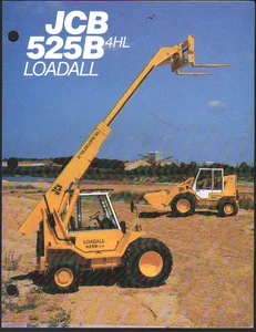 JCB "525B4HL LOADALL" Telescopic Handler Brochure Leaflet - Picture 1 of 1