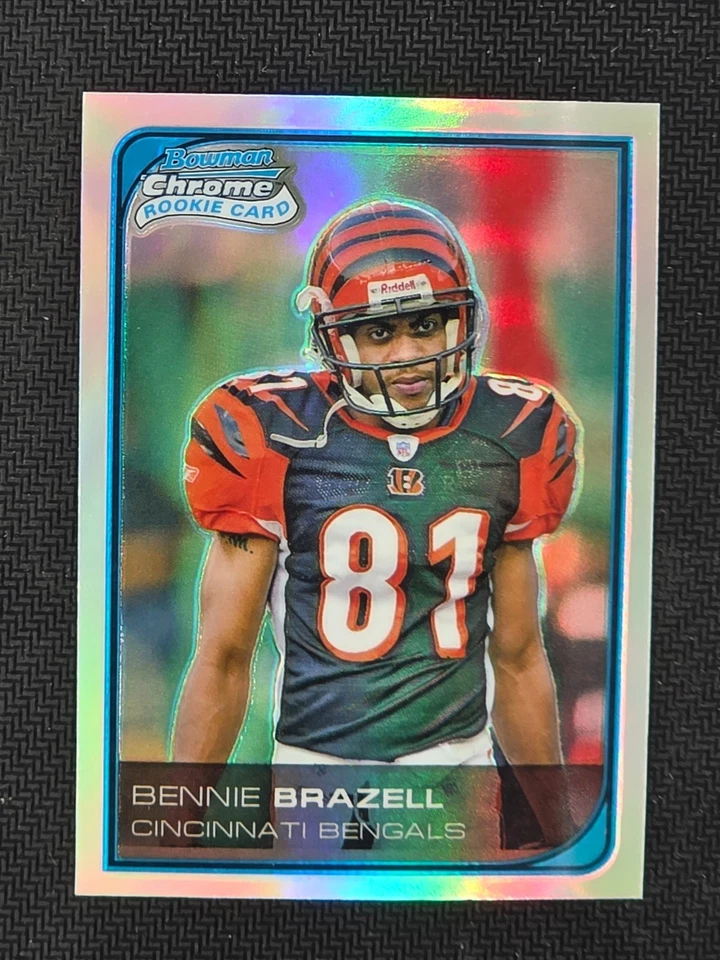2006 Bowman Chrome Refractor Bennie Brazell #108 Rookie RC - Image 1 of 2