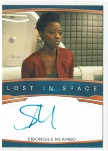 Lost in Space Season 1 Auto Autograph Card Sibongile Mlambo as Angela Goddard - Picture 1 of 5