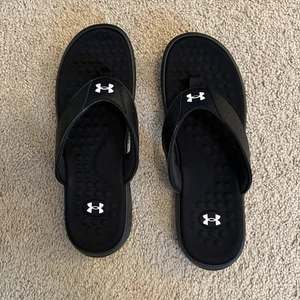 Under Armour PRO Flip Flop Men's Sandal, Comfort Cushion, Black - Picture 1 of 6