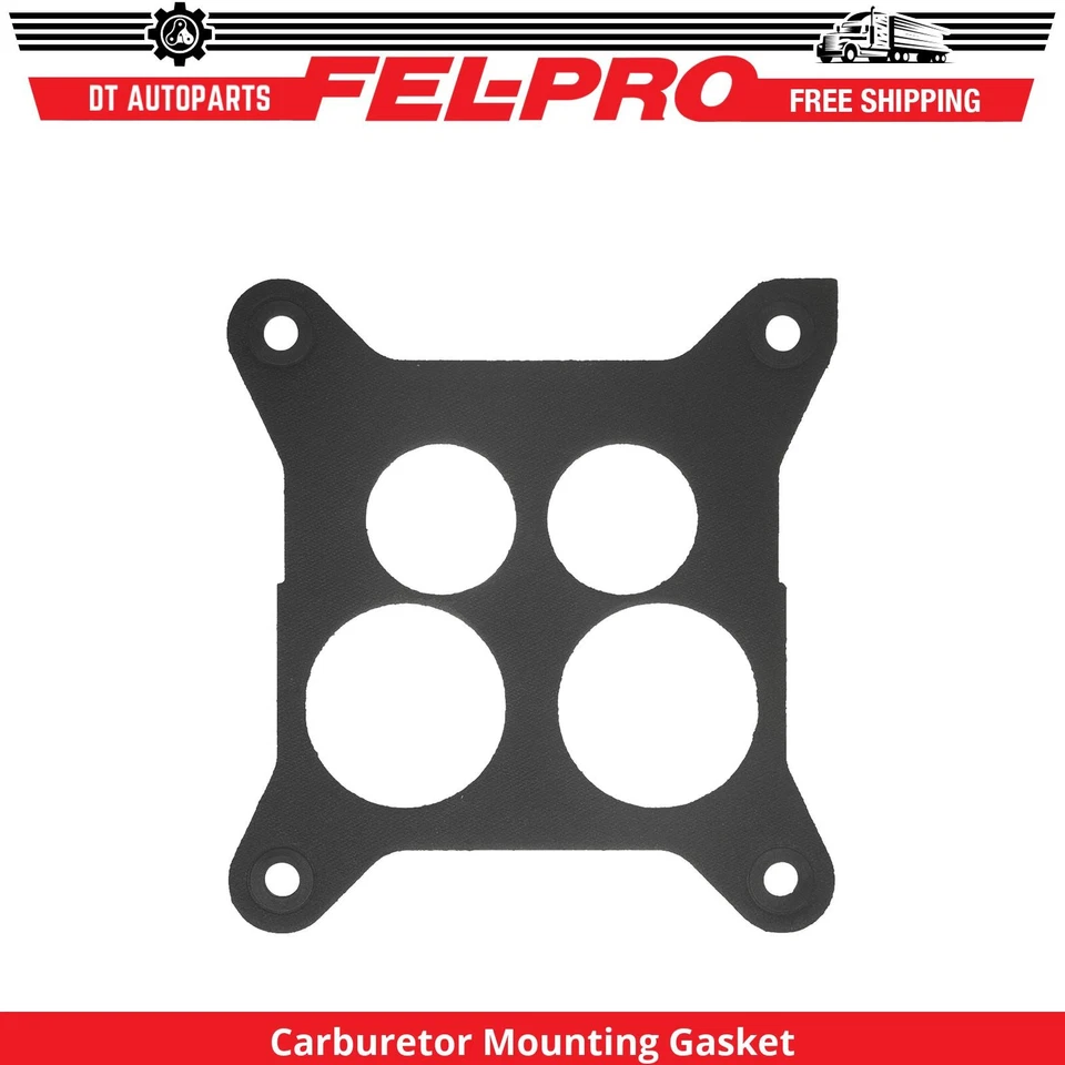 For 1975-76 Ford Torino Carburetor Mounting Gasket Carburetor To Spacer Fel-Pro - Image 1 of 1
